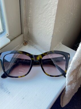 Tom Ford Tortoiseshell Sunglasses with Brown Gradient Lenses